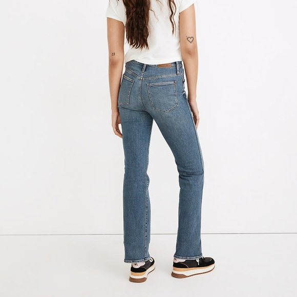 NWT Madewell '90s High-Rise Bootcut Jeans in Edgewood Wash 23 - Picture 3 of 5